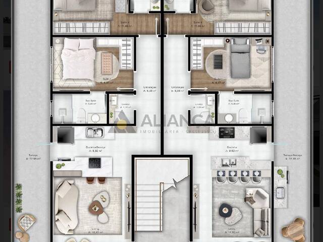 #1696 - Apartamento para Venda em Navegantes - SC - 3
